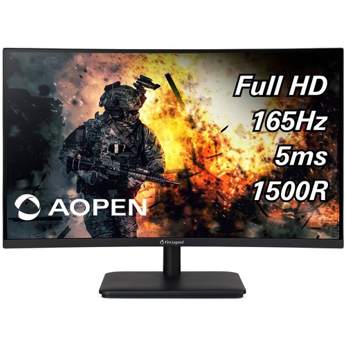 Monitor AOPEN 27HC5RPBIIPX 27" 1920x1080px 165Hz Curved Powered by Acer