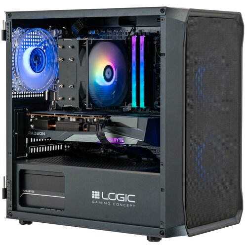 Komputer MAD DOG LOGIC-ARGB-I02DR32 i5-14400F 32GB RAM 1TB SSD Radeon RX7600 Wi-Fi