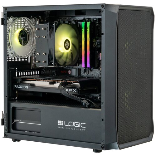 Komputer MAD DOG LOGIC-ARGB-A02DR32 R5-5600X 32GB RAM 1TB SSD Radeon RX7600 Wi-Fi