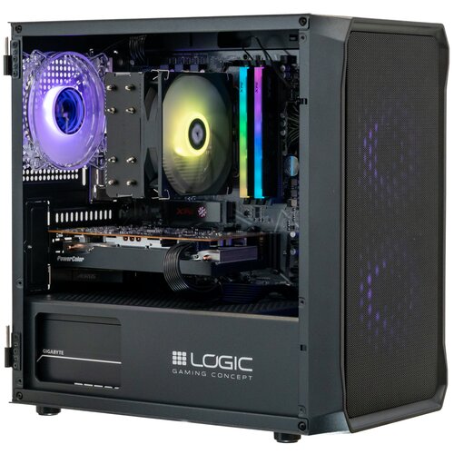 Komputer MAD DOG LOGIC-ARGB-A03DR32 R5-5600X 32GB RAM 1TB SSD Radeon RX6600 Wi-Fi