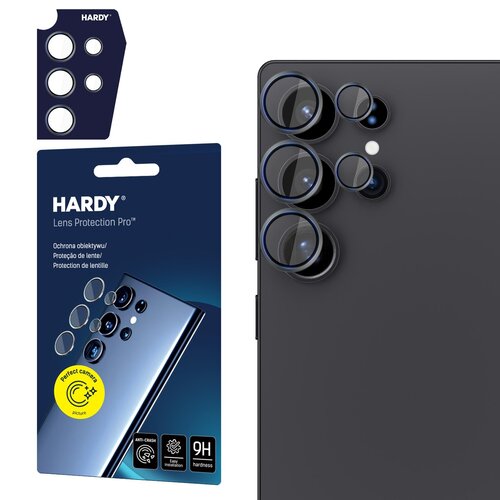 Nakładka na obiektyw 3MK Hardy Lens Protection Pro do Samsung Galaxy S25 Ultra Czarny