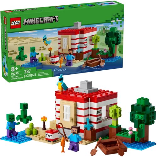 LEGO 21275 Minecraft Dom TNT w dżungli