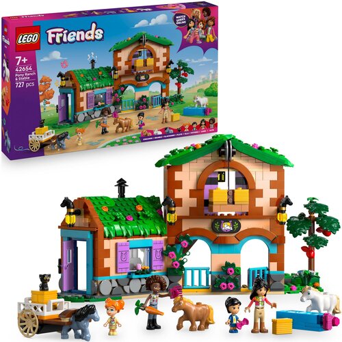 LEGO 42654 Friends Ranczo kucyków i stajnia