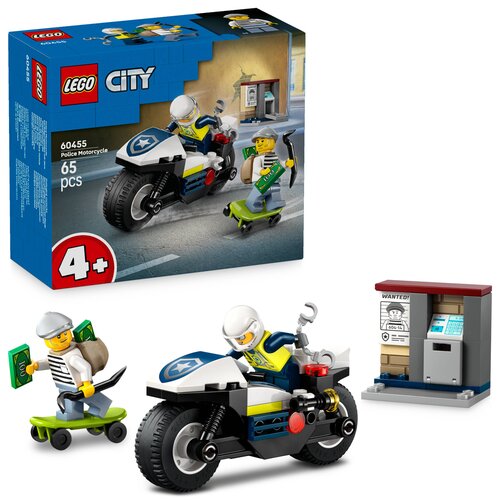 LEGO 60455 City Pościg na motocyklu policyjnym