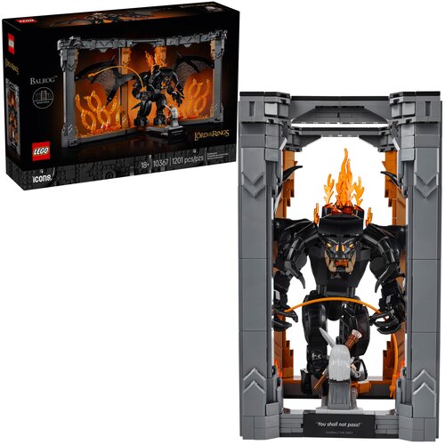 LEGO 10367 ICONS Władca pierścieni Book nook z Balrogiem