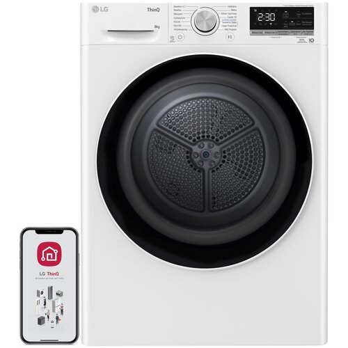 Suszarka LG RC80V5AV5N KL.A++ 8kg Steam