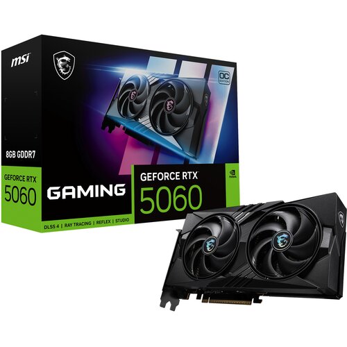 Karta graficzna MSI GeForce RTX 5060 Gaming 8GB OC DLLS 4