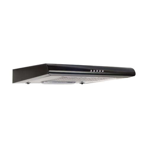 Okap VDB Slim PL 50 Czarny 170m3/h 63dB klasa C