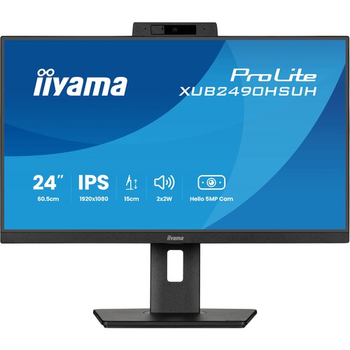 Monitor IIYAMA ProLite XUB2490HSUH-B2 23.8" 1920x1080px IPS 100Hz 4 ms [GTG]
