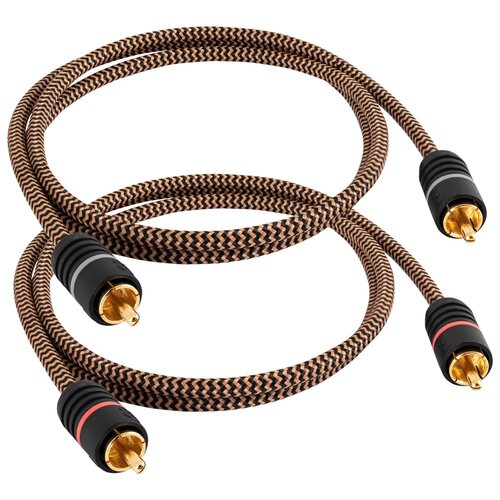 Kabel 2x RCA - 2x RCA PROSON Arctic 0.75m