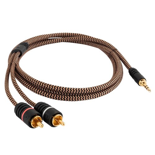 Kabel Jack 3.5 mm - 2x RCA PROSON Arctic 1.5m