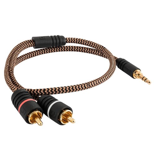 Kabel Jack 3.5 mm - 2x RCA PROSON Arctic 0.5m