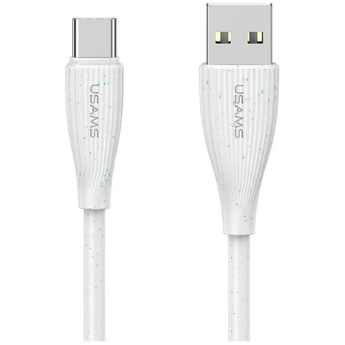 Kabel USB - USB-C USAMS Green Series SJ714 18W 1 m Bialy