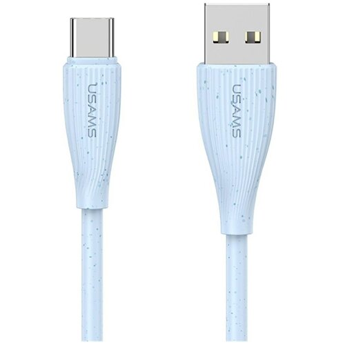Kabel USB - USB-C USAMS Green Series SJ714 18W 1 m Niebieski