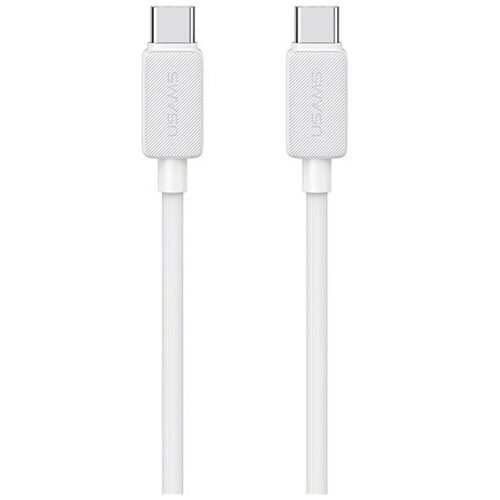 Kabel USB-C - USB-C USAMS KY Series US-SJ691 60W 1 m Biały
