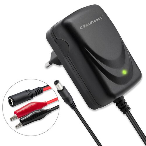 Inteligentna ładowarka QOLTEC do akumulatora AGM GEL STD 12V 1.5A