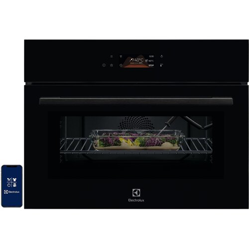 Piekarnik ELECTROLUX LVL8E09Z 800 MealAssist Elektryczny z mikrofalą Czarny