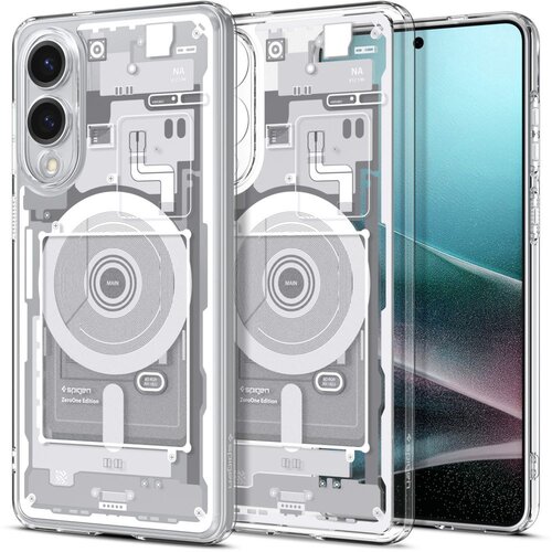 Etui SPIGEN Ultra Hybrid MagSafe do Samsung Galaxy S25 Edge Zero One Biały