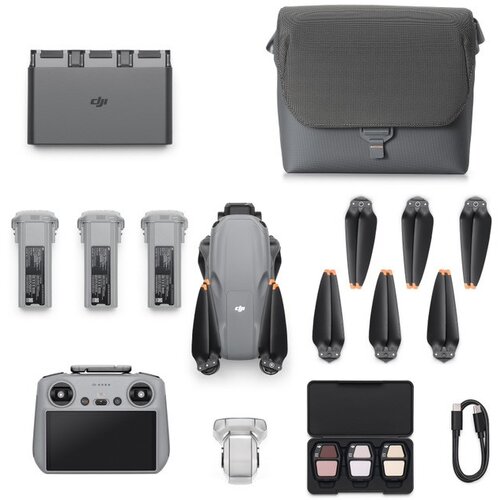 Dron DJI Air 3S Fly More Combo (DJI RC 2) Aparatura z ekranem, Czas lotu do 45 min.