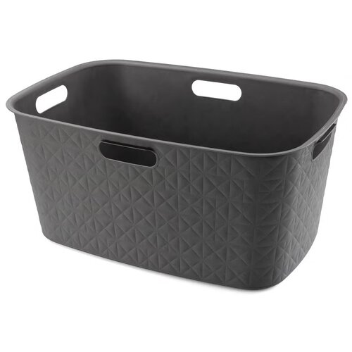 Kosz na pranie CURVER Softex 45L Szary