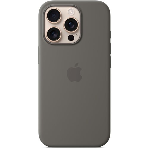Etui APPLE Silicone Case MagSafe do iPhone 16 Pro Górska szarość