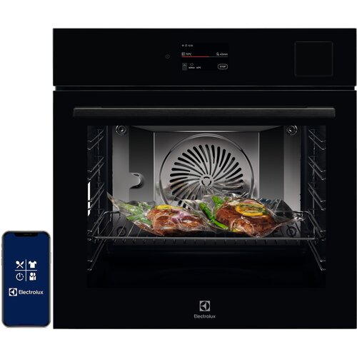 Piekarnik ELECTROLUX AI 800 MealAssist SteamPro LOA9S3XZ Elektryczny parowy Czarny A++
