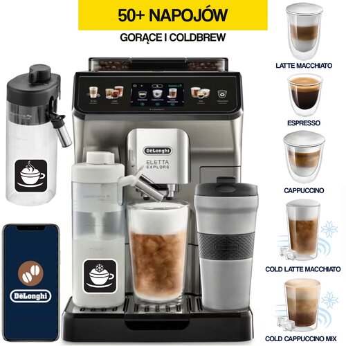 Ekspres DELONGHI Eletta Explore ECAM450.86.T (Cold Brew)
