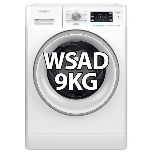 Pralka WHIRLPOOL FFB 9258 SV PL 9kg 1200 obr Steam Refresh, FreshCare+