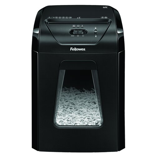 Niszczarka FELLOWES 12C 19 L, P-4, Ścinki, Automatyczny Start/Stop, Funkcja cofania