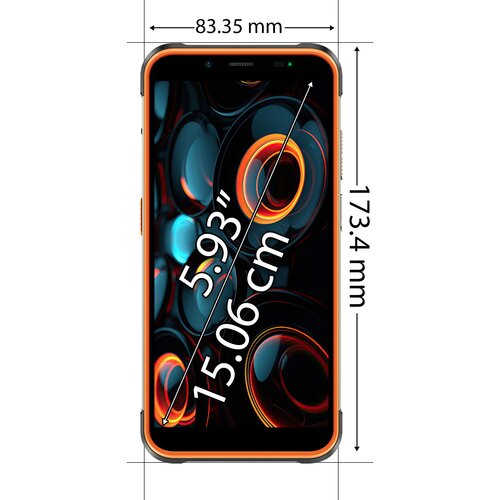 Smartfon ULEFONE Power Armor 16S 8/128GB 5.93" Pomarańczowy UF-PA16S OE
