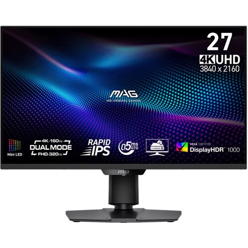 Monitor MSI Mag 274UPDF E16M 27" 3840x2160px IPS 160Hz 0.5 ms [GTG]