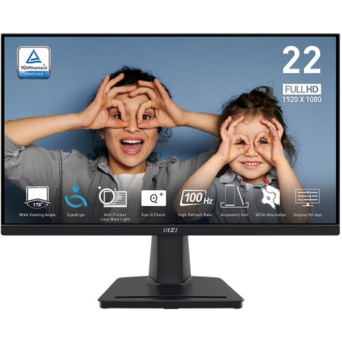 Monitor MSI PRO MP225V 21.45" 1920x1080px VA 100Hz 1 ms [MPRT]