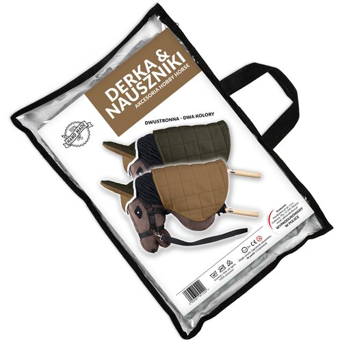 Derka i nauszniki SKIPPI Hobby Horse GAD03139 Beżowo-oliwkowy