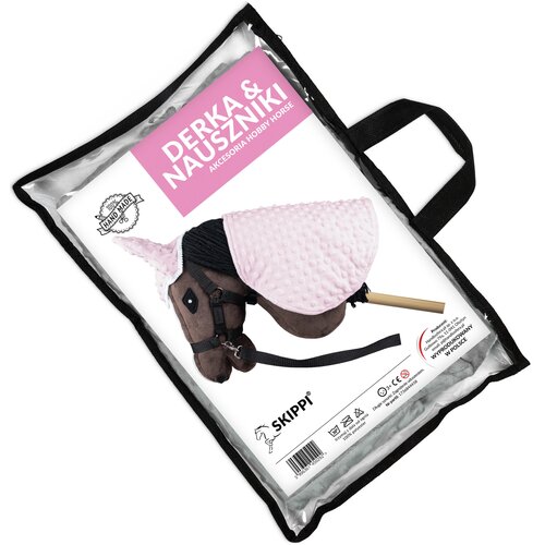 Derka i nauszniki SKIPPI Hobby Horse GAD03040 Różowy