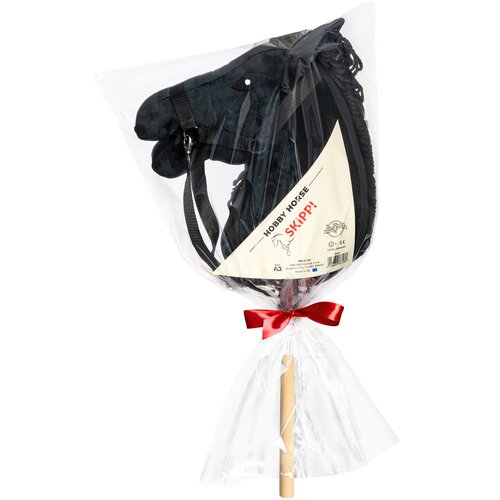Koń na kiju SKIPPI Hobby Horse GAD02983 A3 Czarny