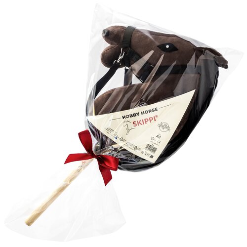 Koń na kiju SKIPPI Hobby Horse GAD03017 A3 Ciemnobrązowy