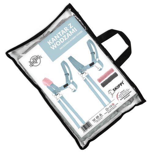 Kantar z wodzami SKIPPI Hobby Horse GAD03120 Błękitny