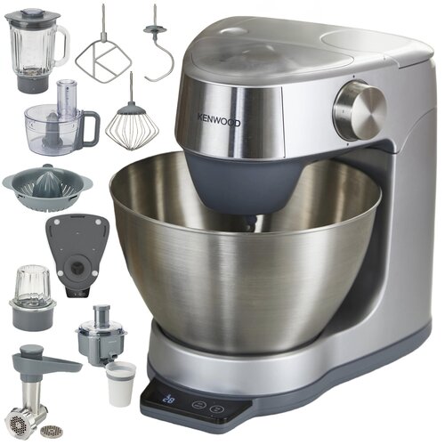 Robot kuchenny planetarny KENWOOD KHC29A.X0SI Prospero+ 1000W z wagą, maszynką do mięsa i blenderem kielichowym