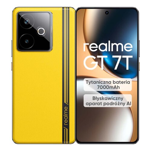 Smartfon REALME GT 7T 5G 12/512GB 6.78" 120Hz Żółty