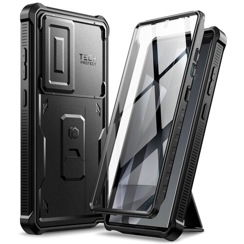 Etui TECH-PROTECT Kevlar Cam+ do Samsung Galaxy S24 Ultra Czarny