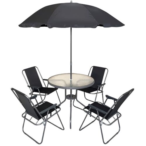 Zestaw mebli ogrodowych PATIO Makasar 47560 Antracytowy