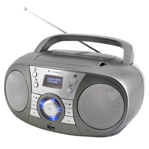 Radioodtwarzacz SOUNDMASTER SCD1800TI Srebrny
