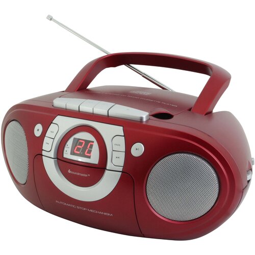 Radioodtwarzacz SOUNDMASTER SCD5100RO Czerwony
