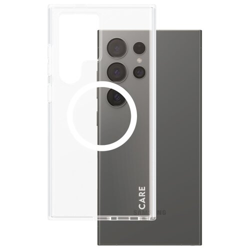Etui PANZERGLASS Care Flagship Qi Case do Samsung Galaxy S24 Ultra Przezroczysto-biały