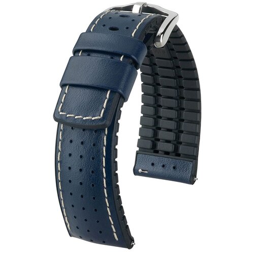 Pasek HIRSCH Tiger do Apple Watch 42/44/45/46/49mm Niebieski + Adapter