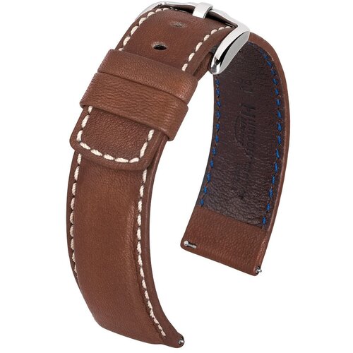 Pasek HIRSCH Mariner do Apple Watch 42/44/45/46/49mm Brązowy + Adapter