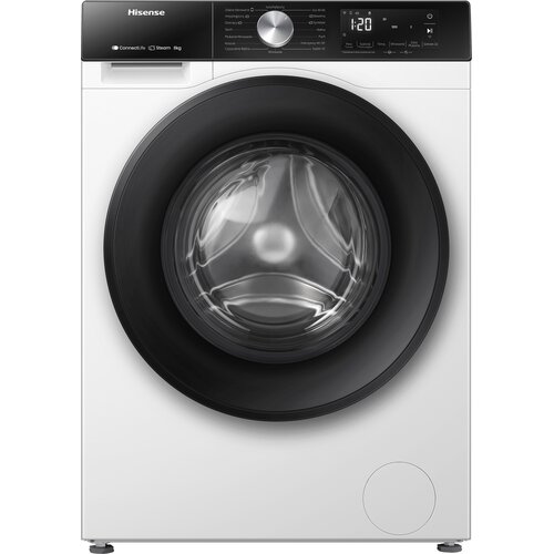 Pralka HISENSE WF3S8043BW3/PL Seria 3S 8kg 1400 obr Wi-Fi Connectlife Smart Wizzard Programy z parą