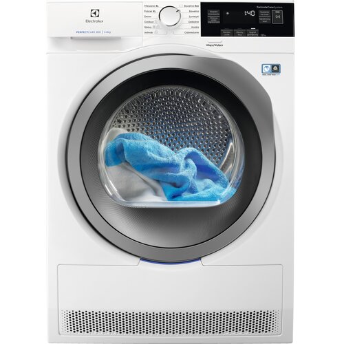 Suszarka ELECTROLUX EW8H358PSP z pompą ciepła DelicateCare 800 8 kg Woolmark Blue
