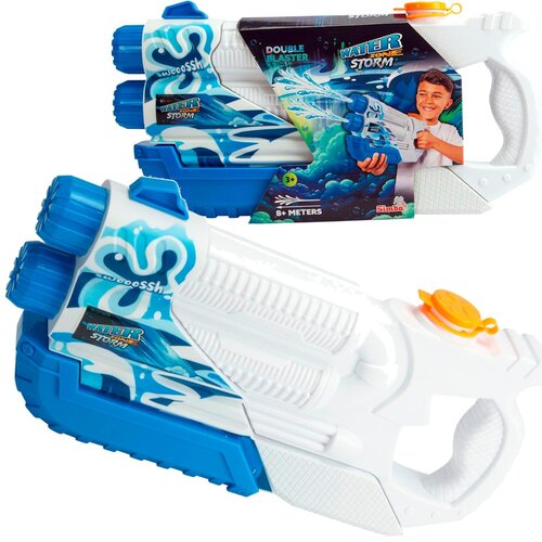 Wyrzutnia SIMBA Water Zone Storm Podwójny pistolet Blaster 107276275