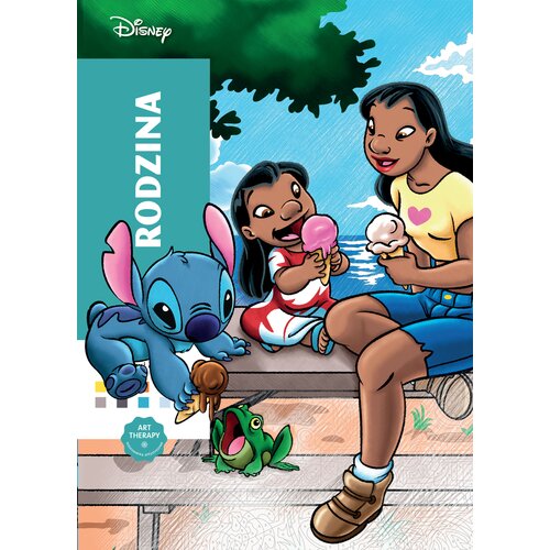 Kolorowanka Disney Zagadkowe rysunki Rodzina (miękka okładka)